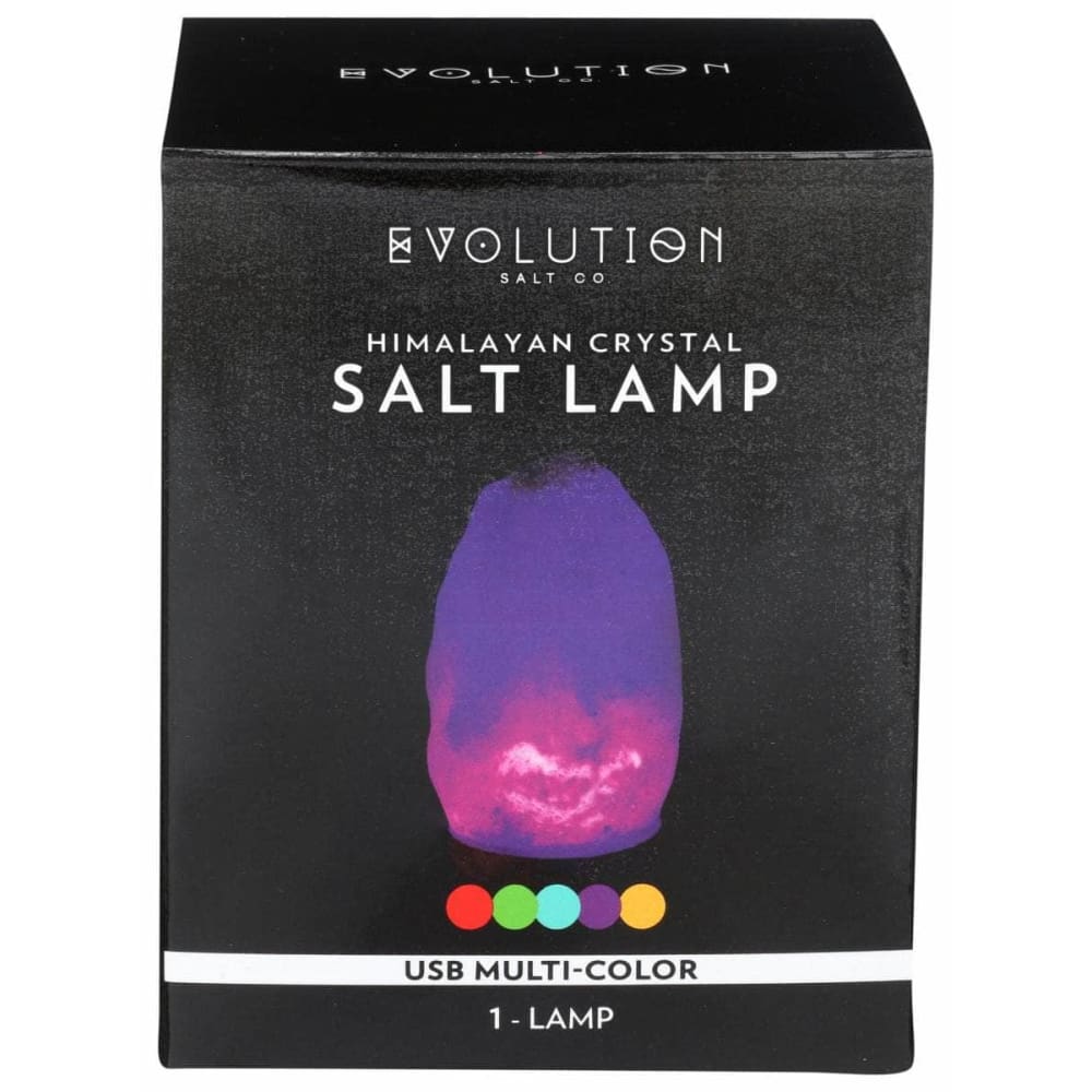 EVOLUTION SALT EVOLUTION SALT Natural USB Himalayan Salt Lamp Multi Color 2Lbs, 1 ea