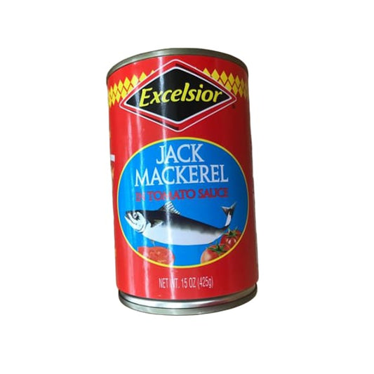 Excelsior Jack Mackerel in Tomato Sauce, 15 oz - ShelHealth.Com
