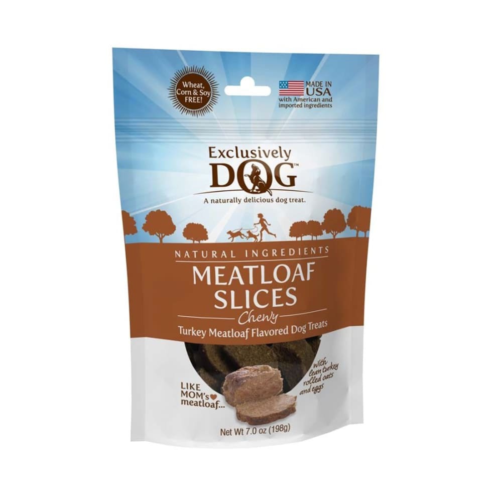 Exclusively Pet Meat Treats Meat loaf Slices Dog Treat 7 oz - Pet Supplies - Exclusively pet