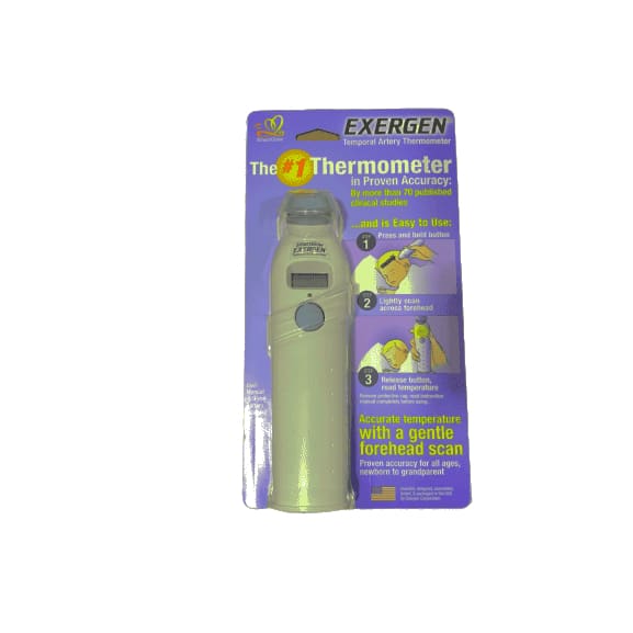 Exergen Temporal Scan Forehead Artery Baby Thermometer Tat-2000c Scanner - ShelHealth.Com