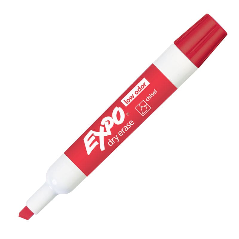 Expo 2 Low Odor Dry Erase Marker Chisel Tip Red (Pack of 12) - Markers - Sanford/sharpie