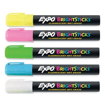 EXPO Bright Sticks Medium Bullet Tip Assorted Colors 5/set - School Supplies - EXPO®