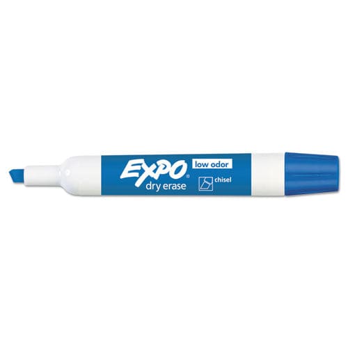 EXPO Low-odor Dry-erase Marker Broad Chisel Tip Blue Dozen - School Supplies - EXPO®