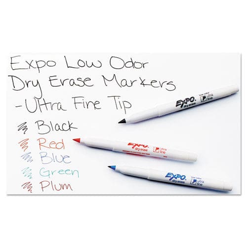 EXPO Low-odor Dry-erase Marker Extra-fine Needle Tip Assorted Colors 4/pack - School Supplies - EXPO®