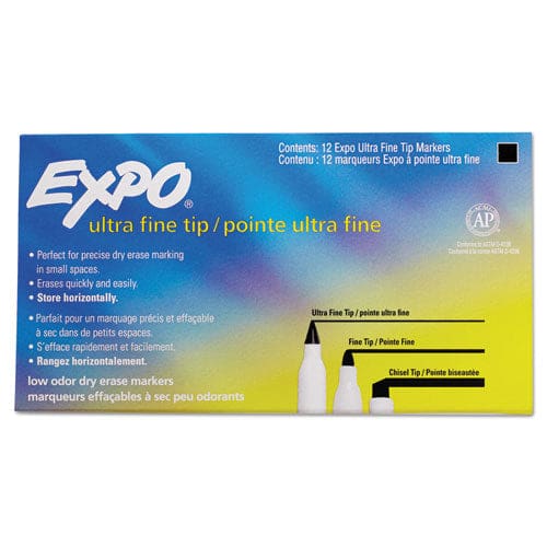 EXPO Low-odor Dry-erase Marker Extra-fine Needle Tip Black - School Supplies - EXPO®