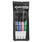 EXPO Low-odor Dry-erase Marker Fine Bullet Tip Assorted Colors 4/set - School Supplies - EXPO®