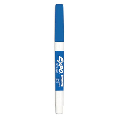 EXPO Low-odor Dry-erase Marker Fine Bullet Tip Blue Dozen - School Supplies - EXPO®