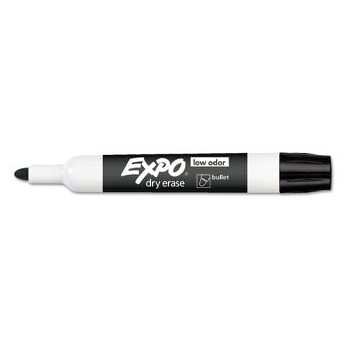 EXPO Low-odor Dry-erase Marker Medium Bullet Tip Black Dozen - School Supplies - EXPO®