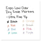 EXPO Low-odor Dry Erase Marker Office Value Pack Extra-fine Needle Tip Assorted Colors 36/pack - School Supplies - EXPO®