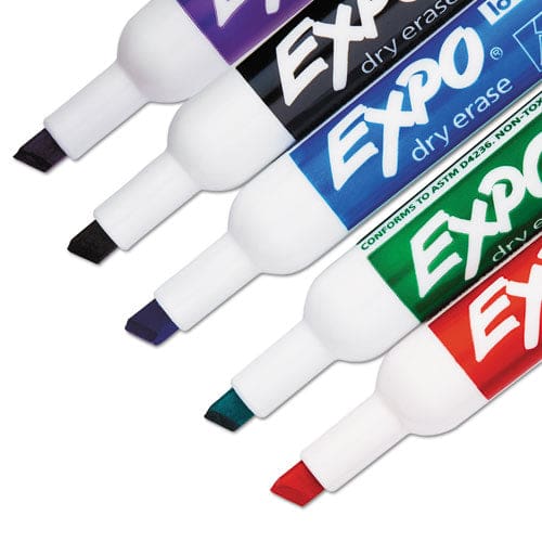 EXPO Low-odor Dry-erase Marker Value Pack Broad Chisel Tip Assorted Colors 36/box - School Supplies - EXPO®