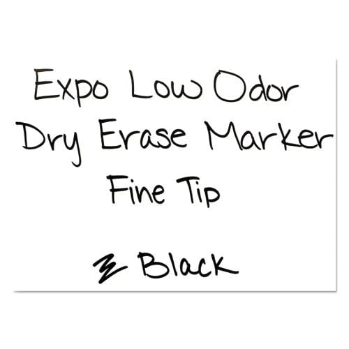 EXPO Low-odor Dry-erase Marker Value Pack Fine Bullet Tip Black 36/box - School Supplies - EXPO®