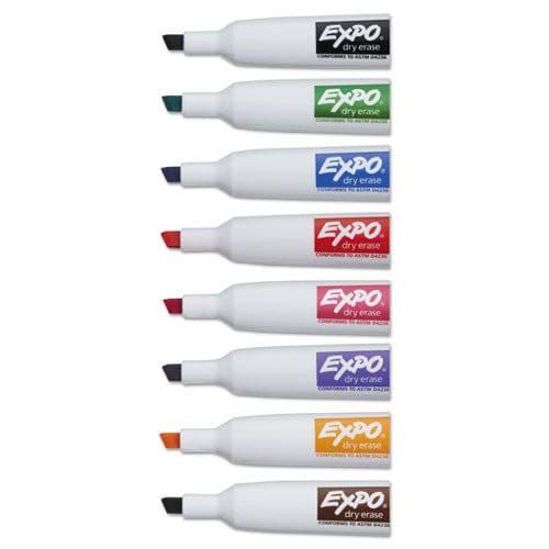 EXPO Magnetic Dry Erase Marker Broad Chisel Tip Assorted Colors 8/pack - School Supplies - EXPO®