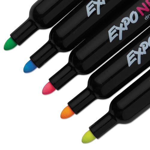 EXPO Neon Windows Dry Erase Marker Broad Bullet Tip Assorted Colors 5/pack - School Supplies - EXPO®