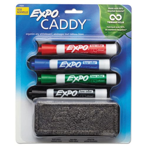 EXPO Whiteboard Caddy Set Broad Chisel Tip Assorted Colors 4/set - School Supplies - EXPO®