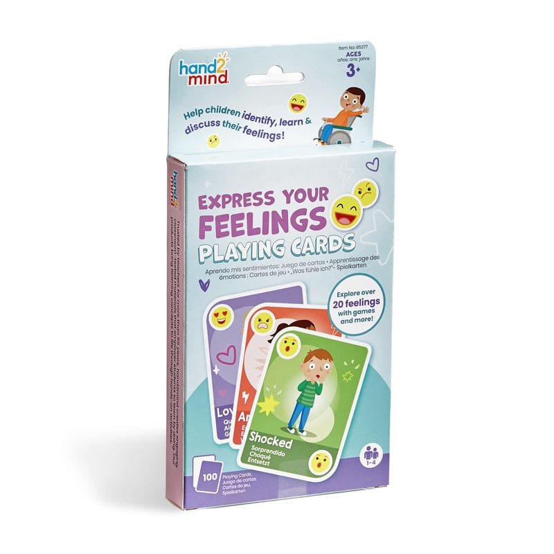 Express Your Feelings Playing Cards (New Item With Future Availability Date) (Pack of 3) - Social Studies - Learning Resources