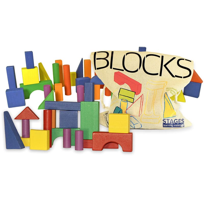 Extra Blocks Set Of 50 (Pack of 2) - Blocks & Construction Play - Stages Learning Materials