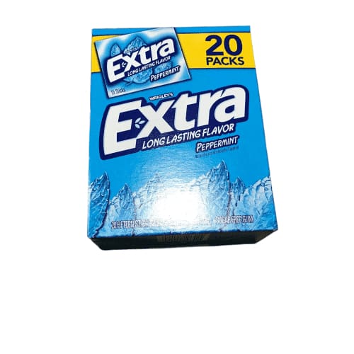 Extra Gum, 15-Stick Slim pks, 20 pk, Peppermint - ShelHealth.Com