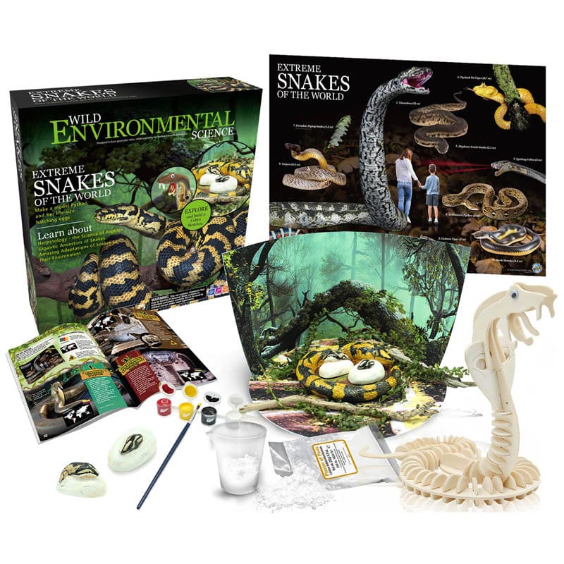 Extreme Science Kit Snakes Of The World Wild Science (Pack of 2) - Animal Studies - Learning Advantage