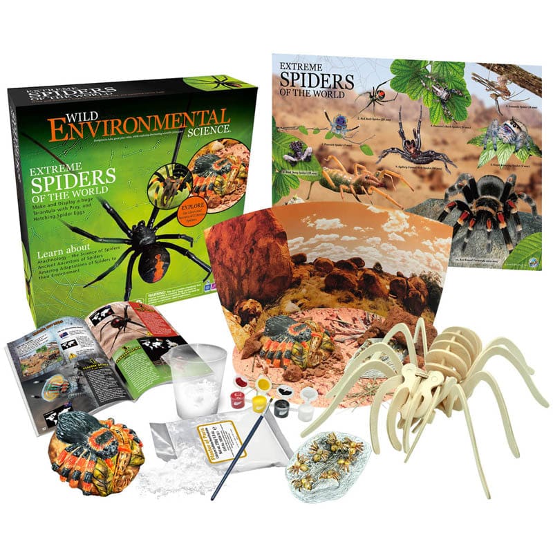 Extreme Science Kit Spiders Of The World Wild Science (Pack of 2) - Animal Studies - Learning Advantage