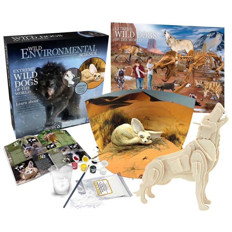 Extrme Science Kit Wild Dogs Of The World Wild Science (Pack of 2) - Animal Studies - Learning Advantage