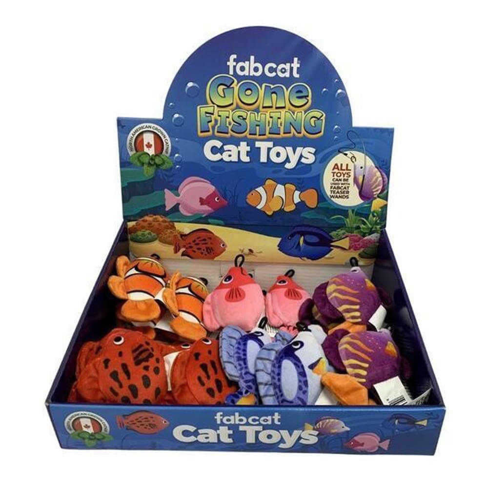 Fabcat Gone Fishing 25 Piece Display | ShelHealth