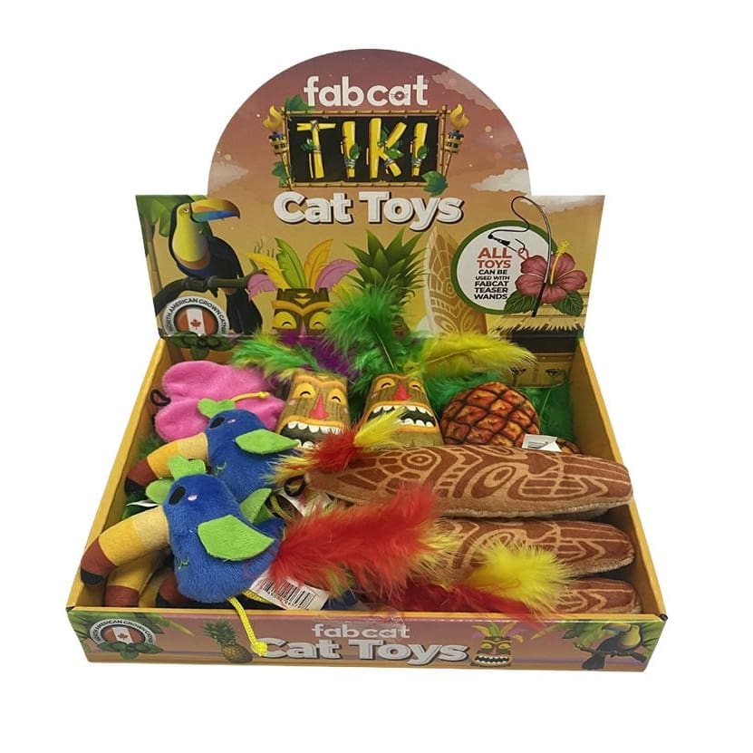 Fabcat Tiki 25Pc Display ShelHealth