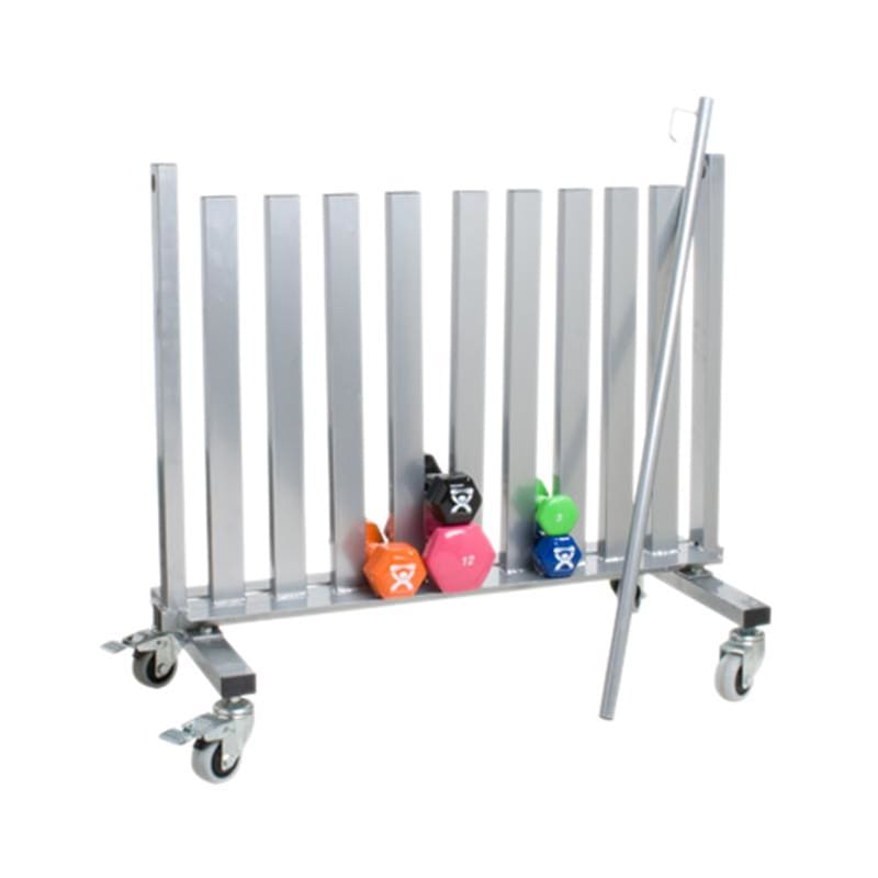 Fabrication Enterprises Dumbbell Rack With Casters - Item Detail - Fabrication Enterprises