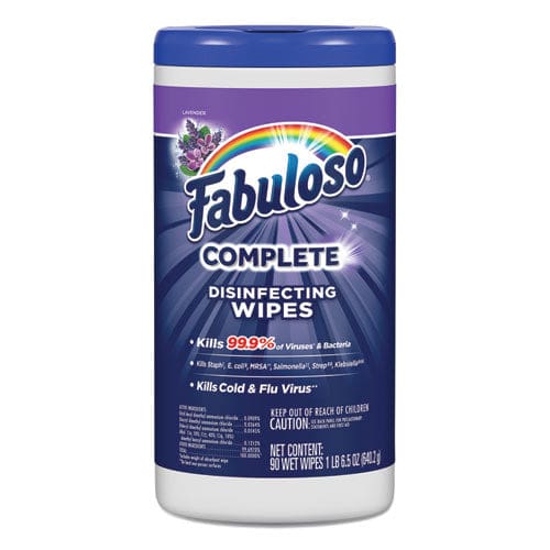 Fabuloso Multi Purpose Wipes 7 X 7 Lavender 24/pack 12 Packs/carton - School Supplies - Fabuloso®