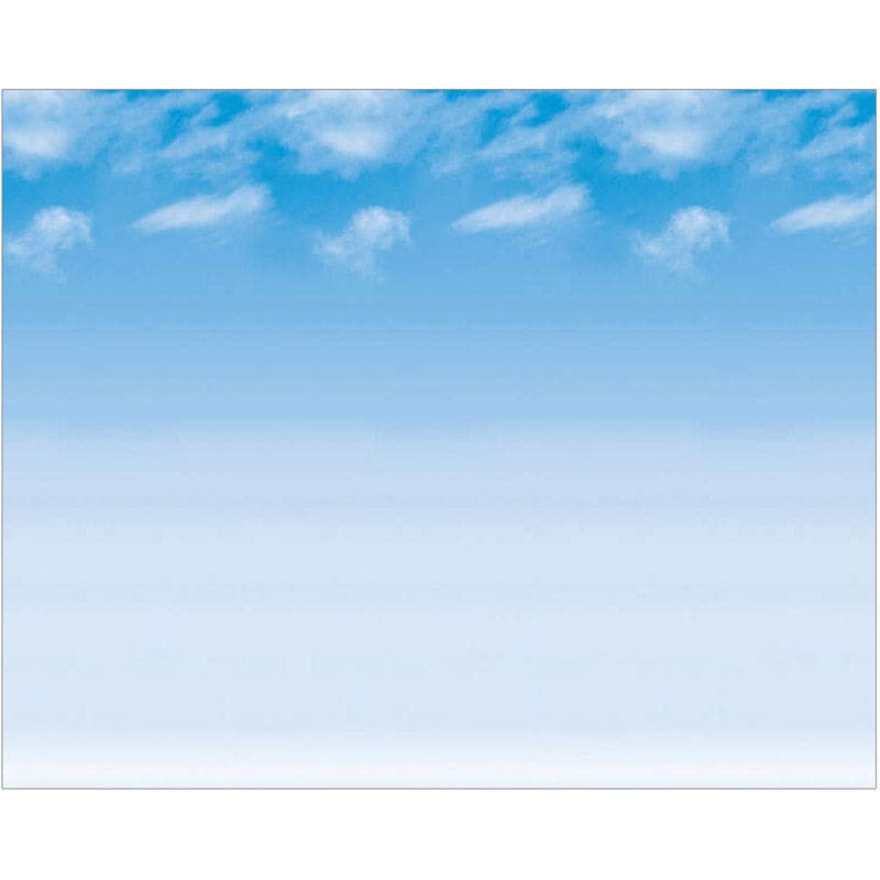 Fadeless 48X12 Wispy Clouds 4Rls Per Carton - Bulletin Board & Kraft Rolls - Dixon Ticonderoga Co - Pacon