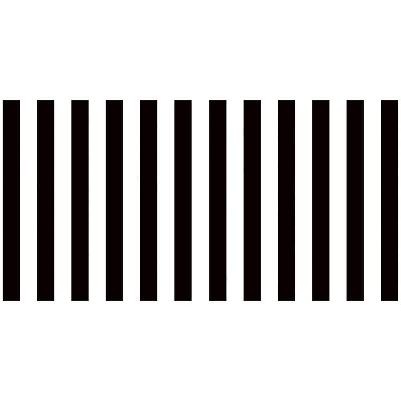 Fadeless 48X50 Blk & Wht Classic Stripes Design Roll - Bulletin Board & Kraft Rolls - Dixon Ticonderoga Co - Pacon