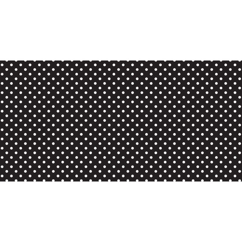 Fadeless 48X50 Classic Dots Black And White Design Roll - Bulletin Board & Kraft Rolls - Dixon Ticonderoga Co - Pacon