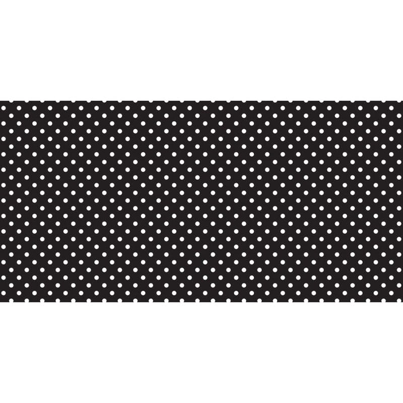 Fadeless 48X50 Classic Dots Black And White Design Roll - Bulletin Board & Kraft Rolls - Dixon Ticonderoga Co - Pacon