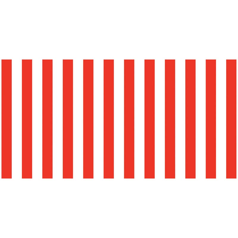 Fadeless 48X50 Red & Wht Classic Stripes Design Roll - Bulletin Board & Kraft Rolls - Dixon Ticonderoga Co - Pacon
