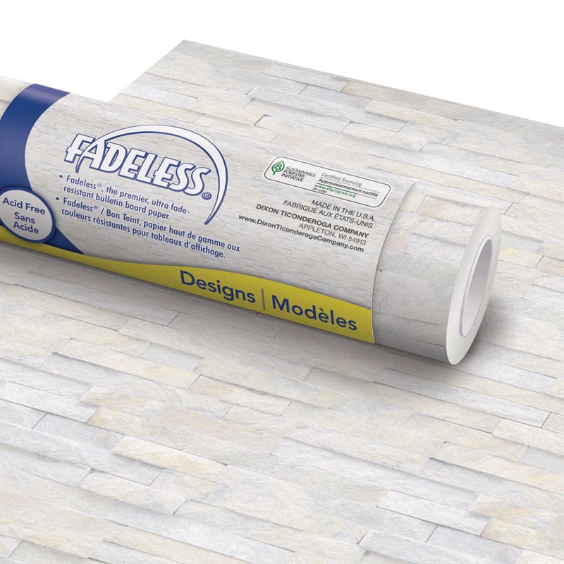 Fadeless Ledger Stone 48In X 50Ft - Bulletin Board & Kraft Rolls - Dixon Ticonderoga Co - Pacon