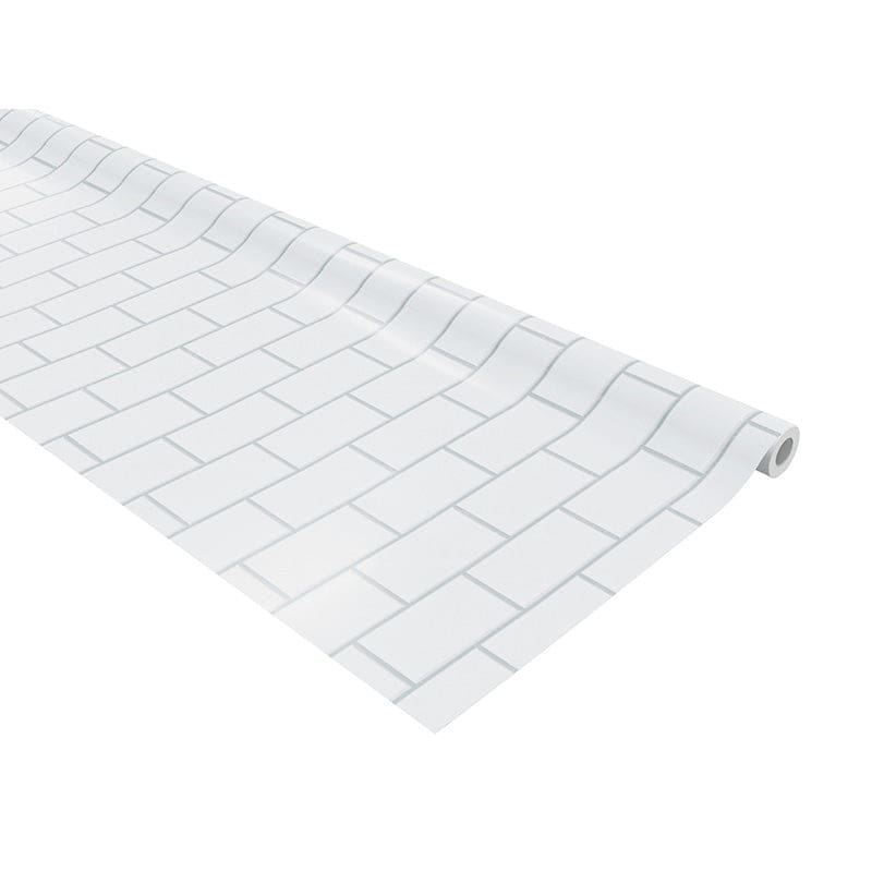 Fadeless Roll 48Inx50Ft Subway Tile White - Bulletin Board & Kraft Rolls - Dixon Ticonderoga Co - Pacon