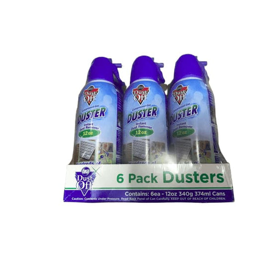 Falcon Dust-Off Compressed Gas Duster for Electronics Devices, 12 oz Cans last extra long, 6 Packs - ShelHealth.Com
