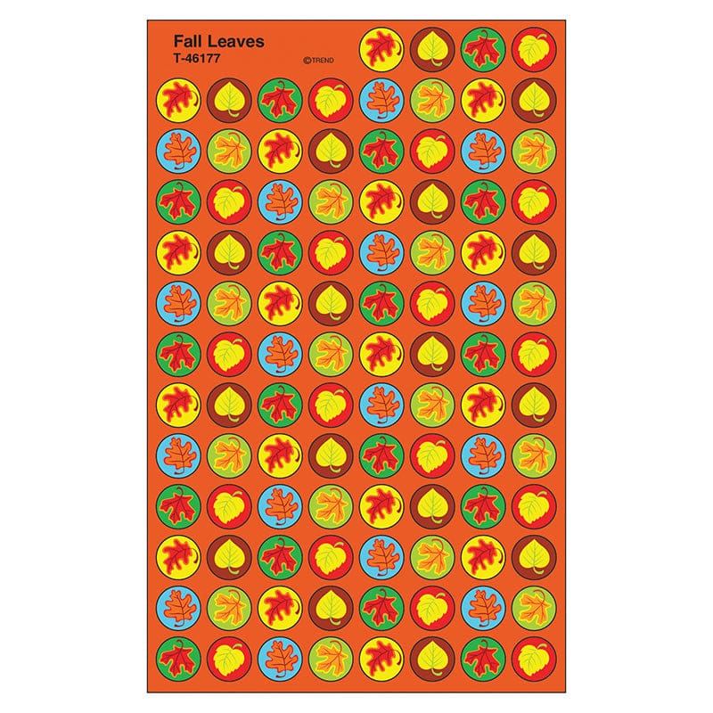 Fall Leaves Superspot Shapes Stickers (Pack of 12) - Holiday/Seasonal - Trend Enterprises Inc.