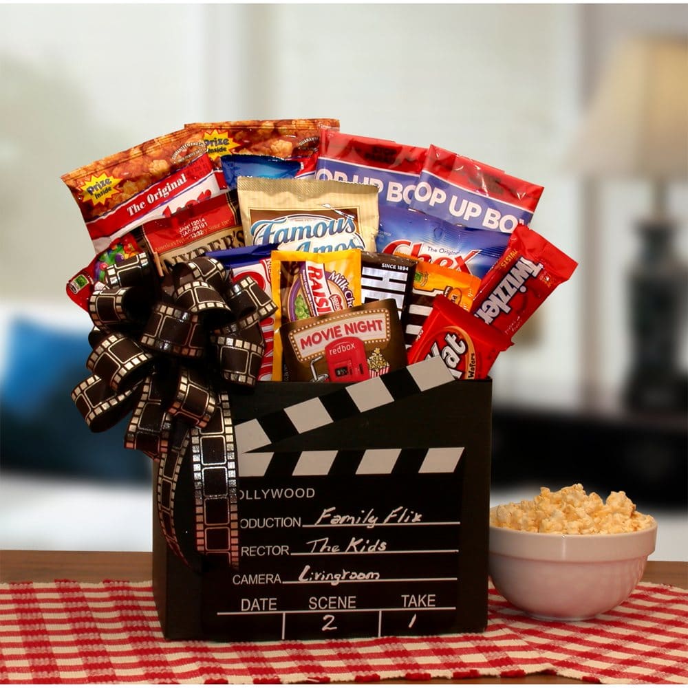 Family Flix Movie Night Gift Box - Gift Baskets - Family Flix
