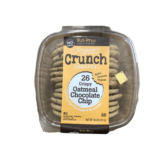 Fancypants Baking Co. Crispy Oatmeal Chocolate Chip Cookies, 26 ct. - ShelHealth.Com