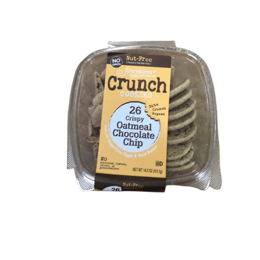 Fancypants Crunch Cookies, 26 Crispy Oatmeal Chocolate Chip, 14.5 oz. - ShelHealth.Com