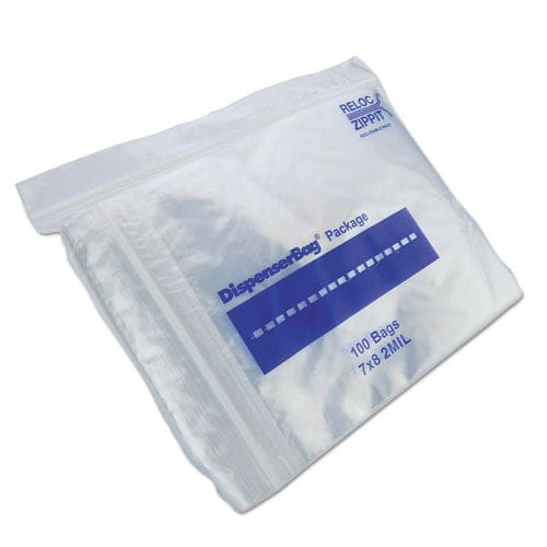 Fantapak Plastic Zipper Bags 2 Mil 7 X 8 Clear 1,000 Bags/box 2 Boxes/carton - Food Service - Fantapak