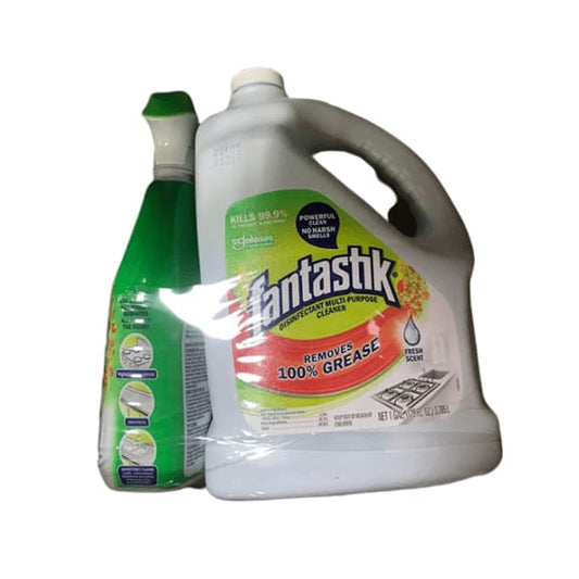 Fantastik Cleaner With Refill, 128 oz + 32 oz - ShelHealth.Com