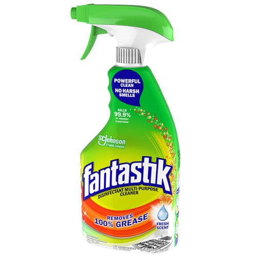 Fantastik Disinfectant Multi-purpose Cleaner Fresh Scent 32 Oz Spray Bottle 8/carton - School Supplies - Fantastik®