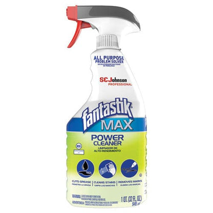 Fantastik MAX Power Cleaner Pleasant Scent 32 Oz Spray Bottle 8/carton - Janitorial & Sanitation - Fantastik® MAX