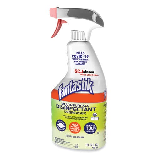 Fantastik Multi-surface Disinfectant Degreaser Herbal 32 Oz Spray Bottle - Janitorial & Sanitation - Fantastik®