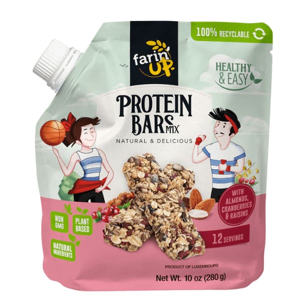 FARINUP Grocery > Snacks FARIN UP: Fruits Protein Bars Mix, 10 oz