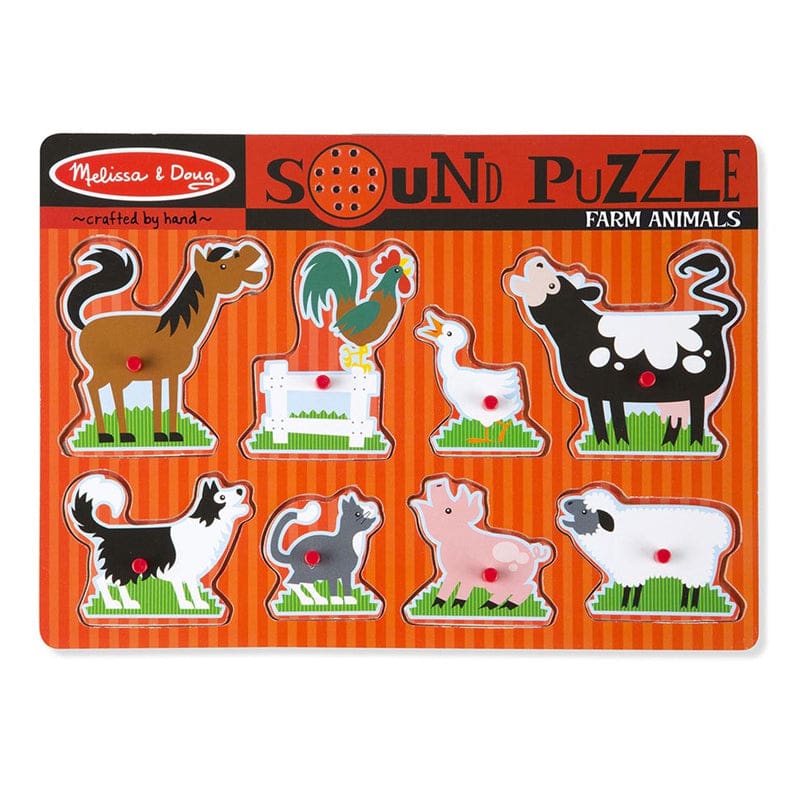 Farm Animals Sound Puzzle (Pack of 2) - Puzzles - Melissa & Doug