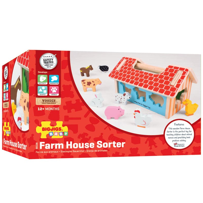 Farm House Sorter - Sorting - Bigjigs Toys