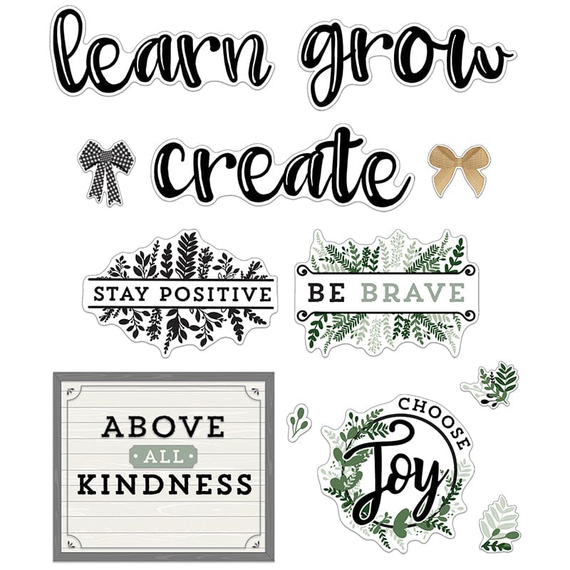 Farmhouse Motivational Signs Bbs (New Item With Future Availability Date) (Pack of 3) - Motivational - Carson Dellosa Education