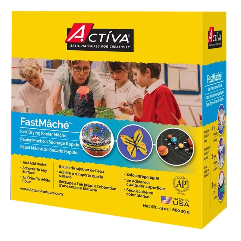 Fast Mache - Instant Mache 24 Oz (Pack of 2) - Paper Mache - Activa Products